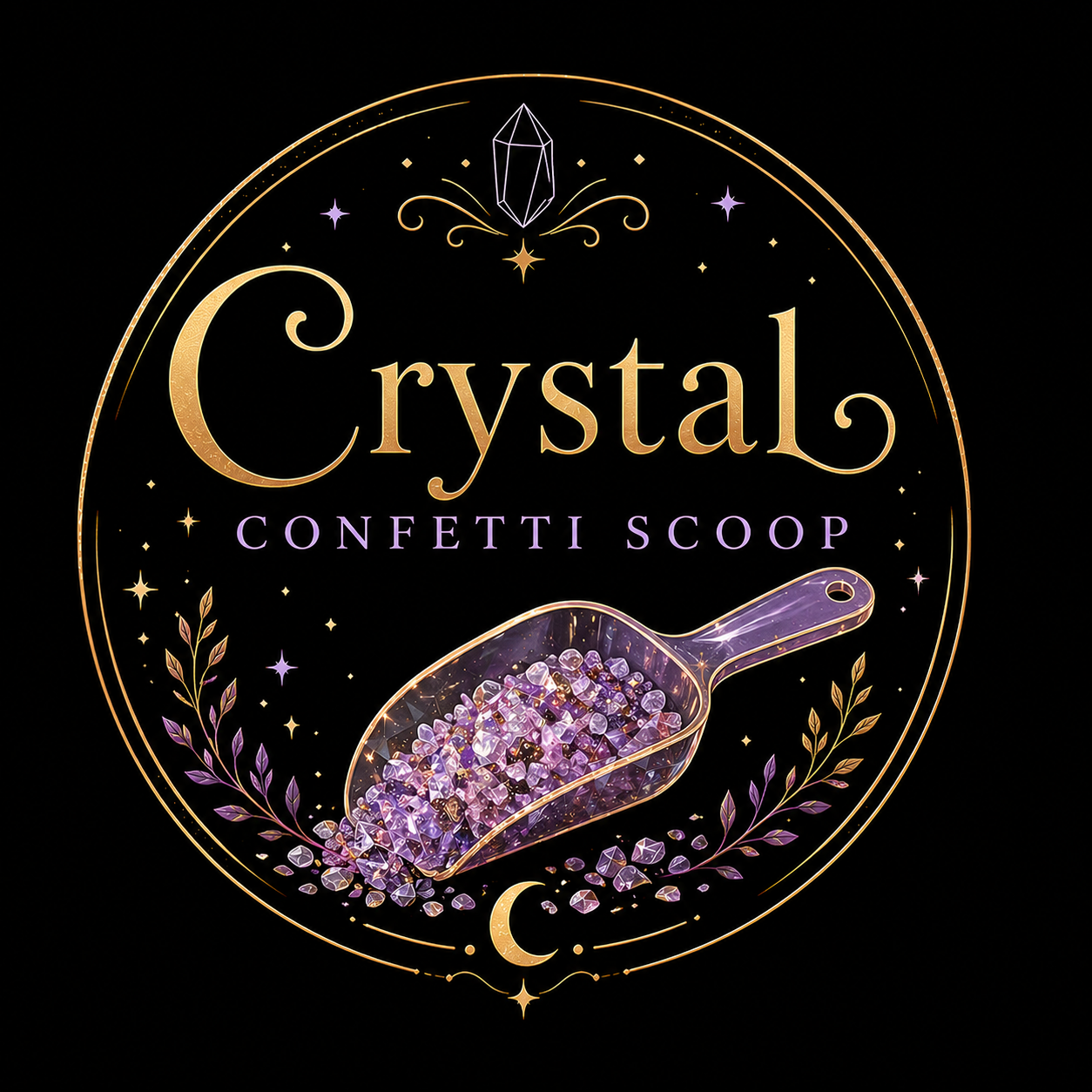 Crystal Confetti Scoop